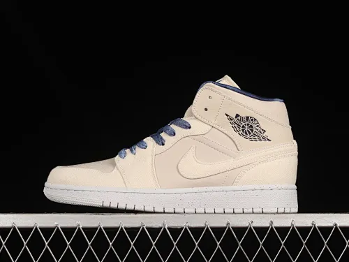 All categories Air Jordan Jordan series basketball shoes Air Jordan 1 Mid Air Jordan 1 Mid SE "Sanddrift" AJ1 Joe 1 rice white Chinese basketball shoes DM9126-104
